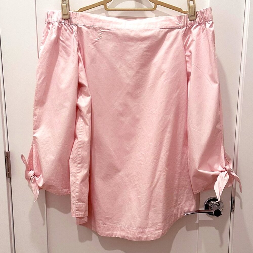 Free People Off the Shoulder Cotton Top - L